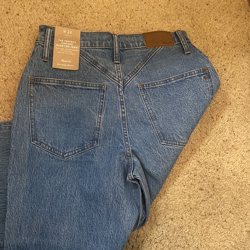 Madewell Perfect Vintage Jeans Wide Leg - Picture 3 of 3